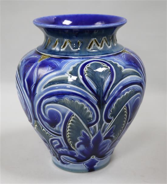 An Edith D. Lupton 1884 Doulton Lambeth vase